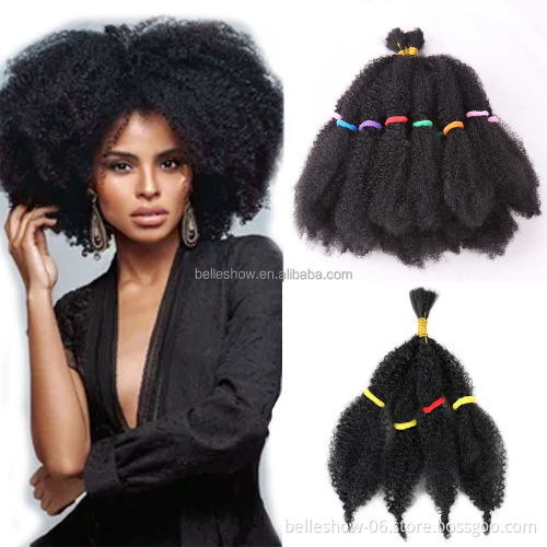 Marley Braids Curly Crochet Braiding Hair Afro Kinky Bulk Hair Synthetic Weaving Hair Extension Marley Braids